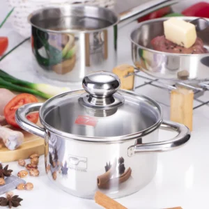 سرویس پخت و پز غذای نوزاد پارس استیل (4 پارچه) 11 سرویس پخت و پز غذای نوزاد پارس استیل