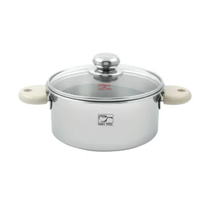 سرویس قابلمه پارس استیل مدل رایکا کف سه لایه 5 پارچه 07 w